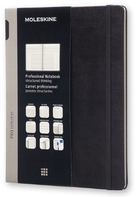 Блокнот Moleskine PROFESSIONAL XLarge, черный Блокнот Moleskine PROFESSIONAL XLarge, черный