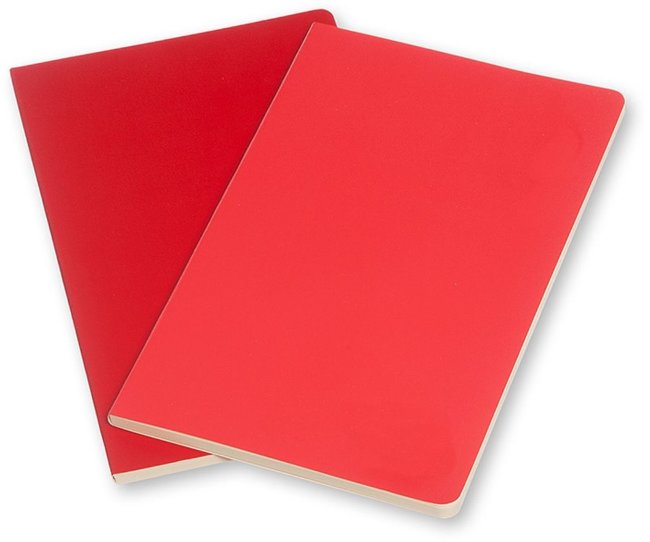 Блокнот Moleskine VOLANT LARGE, нелинованный, бордовый, красный (2шт) Блокнот Moleskine VOLANT LARGE, нелинованный, бордовый, красный (2шт)