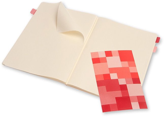 Блокнот Moleskine VOLANT LARGE, нелинованный, бордовый, красный (2шт) Блокнот Moleskine VOLANT LARGE, нелинованный, бордовый, красный (2шт)