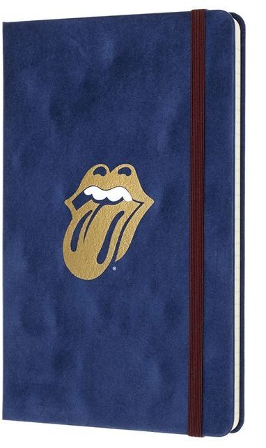 Блокнот Moleskine Limited Edition ROLLING STONES Large, линейка, велюр