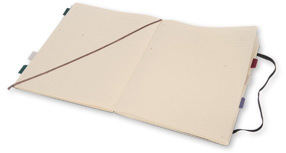Блокнот Moleskine Professional Soft XL, линейка, черный