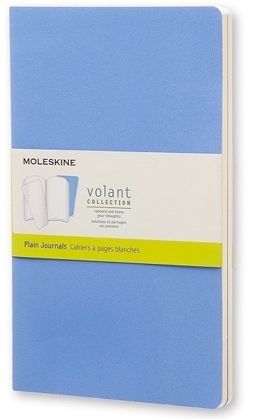 Блокнот Moleskine VOLANT LARGE, нелинованный, синий, темно-синий (2шт) Блокнот Moleskine VOLANT LARGE, нелинованный, синий, темно-синий (2шт)