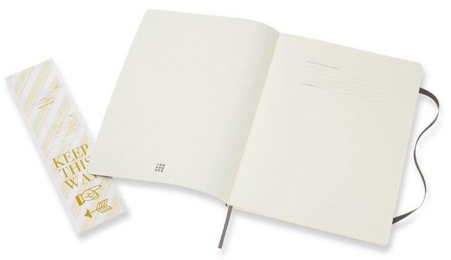 Блокнот Moleskine CLASSIC SOFT XLarge, линейка, коричневый