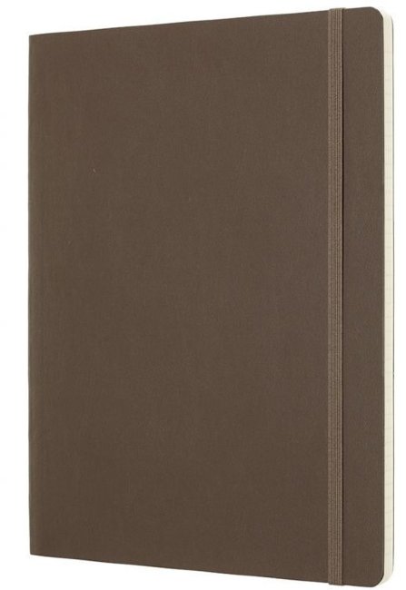 Блокнот Moleskine CLASSIC SOFT XLarge, линейка, коричневый