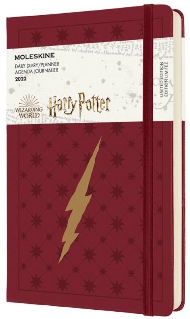 Еженедельник Moleskine LE HARRY POTTER WKNT Large 130х210мм 144стр. бордовый Еженедельник Moleskine LE HARRY POTTER WKNT Large 130х210мм 144стр. бордовый