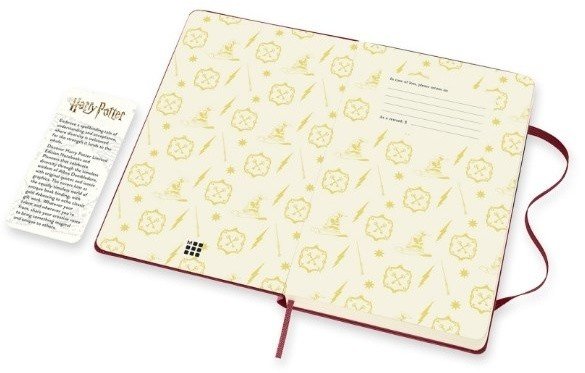 Еженедельник Moleskine LE HARRY POTTER WKNT Large 130х210мм 144стр. бордовый Еженедельник Moleskine LE HARRY POTTER WKNT Large 130х210мм 144стр. бордовый