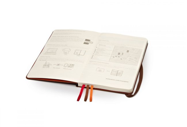 Блокнот Moleskine VOYAGEUR, коричневый