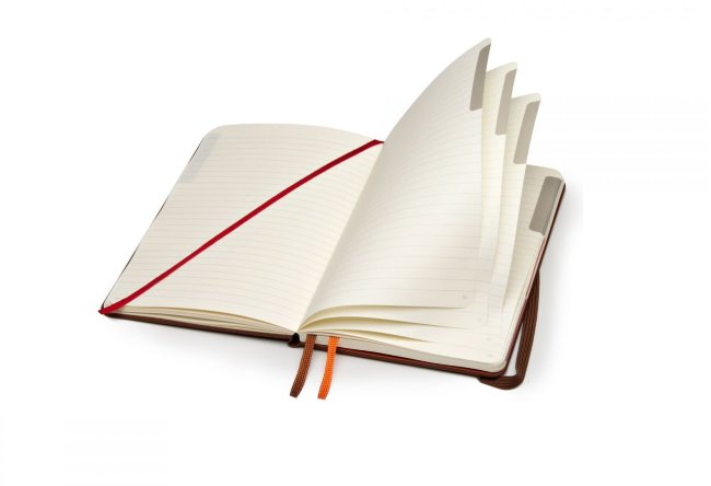 Блокнот Moleskine VOYAGEUR, коричневый
