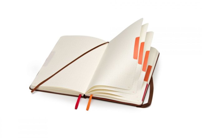 Блокнот Moleskine VOYAGEUR, коричневый