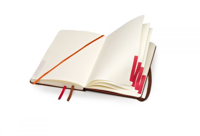 Блокнот Moleskine VOYAGEUR, коричневый