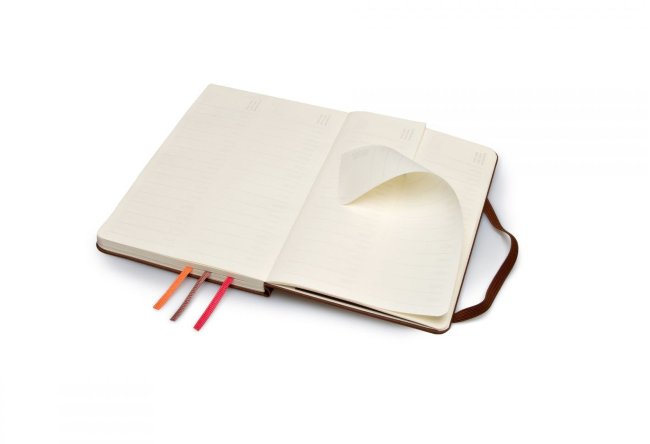 Блокнот Moleskine VOYAGEUR, коричневый