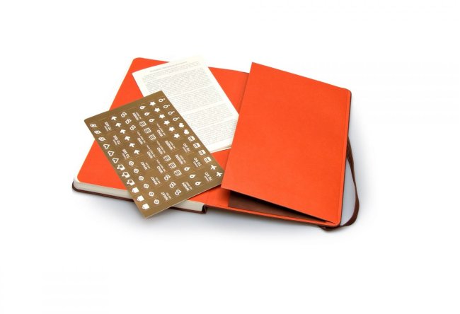 Блокнот Moleskine VOYAGEUR, коричневый