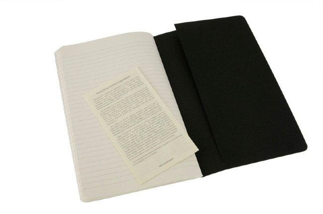 Блокнот Moleskine CAHIER JOURNAL LARGE, линейка, бежевый (3шт)