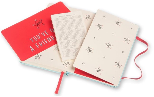 Блокнот Moleskine TOY STORY POCKET Limited Edition, линейка, голубой