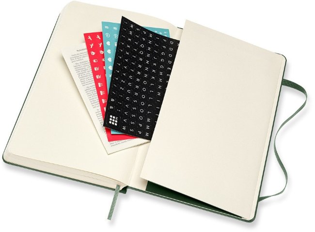 Ежедневник Moleskine CLASSIC Large 130х210мм 400стр. зеленый