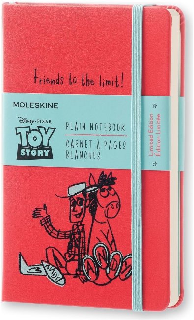 Блокнот Moleskine TOY STORY POCKET Limited Edition, нелинованный, красный Блокнот Moleskine TOY STORY POCKET Limited Edition, нелинованный, красный