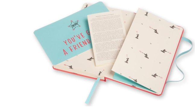 Блокнот Moleskine TOY STORY POCKET Limited Edition, нелинованный, красный Блокнот Moleskine TOY STORY POCKET Limited Edition, нелинованный, красный