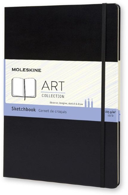 Блокнот для акварели Moleskine CLASSIC Sketchbook A4, черный Блокнот для акварели Moleskine CLASSIC Sketchbook A4, черный