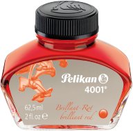 Флакон с чернилами для ручек перьевых Pelikan INK 4001 76 Brilliant Red, красный, 62.5 мл