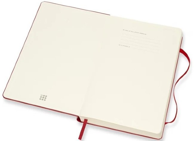 Ежедневник Moleskine CLASSIC Large 130х210мм 400стр. красный