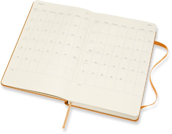 Ежедневник Moleskine CLASSIC Large 130х210мм 400стр. оранжевый Ежедневник Moleskine CLASSIC Large 130х210мм 400стр. оранжевый