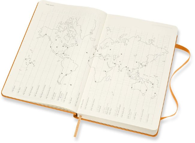 Ежедневник Moleskine CLASSIC Large 130х210мм 400стр. оранжевый Ежедневник Moleskine CLASSIC Large 130х210мм 400стр. оранжевый