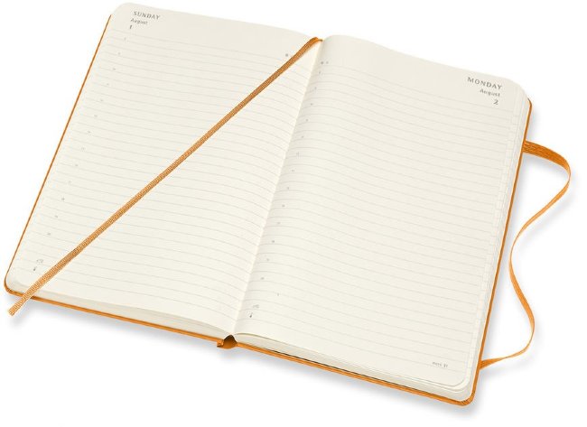 Ежедневник Moleskine CLASSIC Large 130х210мм 400стр. оранжевый Ежедневник Moleskine CLASSIC Large 130х210мм 400стр. оранжевый