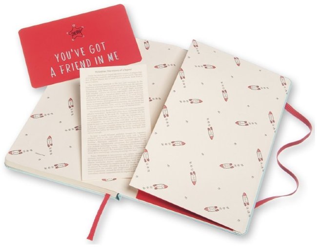 Блокнот Moleskine TOY STORY LARGE Limited Edition, нелинованный, голубой Блокнот Moleskine TOY STORY LARGE Limited Edition, нелинованный, голубой