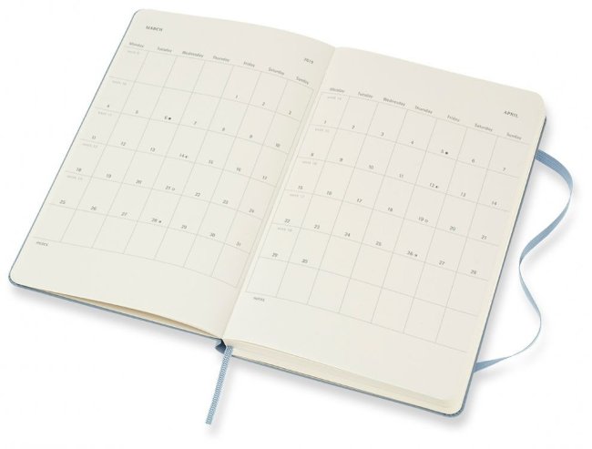 Ежедневник Moleskine CLASSIC Large, синий пепел