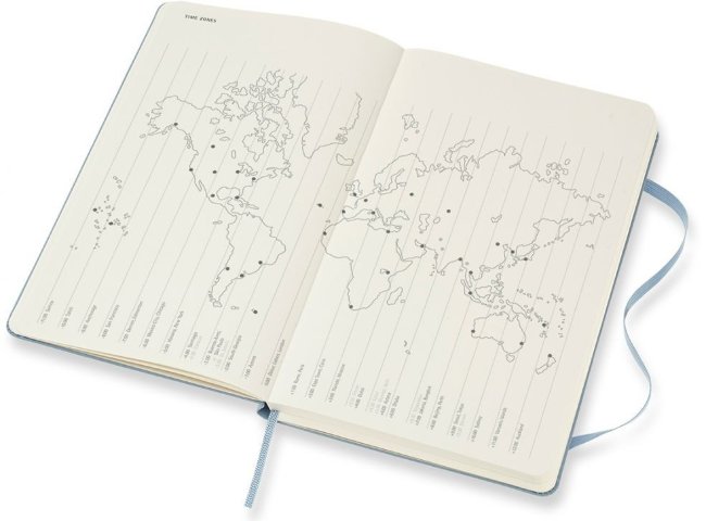 Ежедневник Moleskine CLASSIC Large, синий пепел