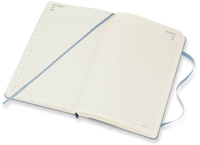 Ежедневник Moleskine CLASSIC Large, синий пепел