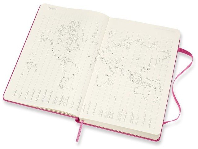 Ежедневник Moleskine CLASSIC Large 130х210мм 400стр. фуксия