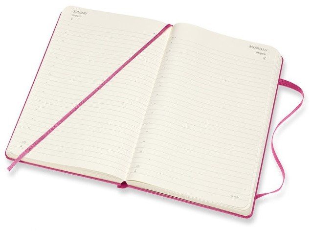 Ежедневник Moleskine CLASSIC Large 130х210мм 400стр. фуксия