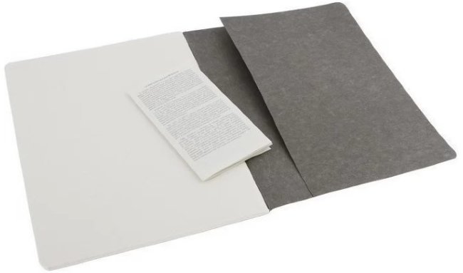 Блокнот Moleskine CAHIER JOURNAL XLarge, линейка, бежевый (3шт)