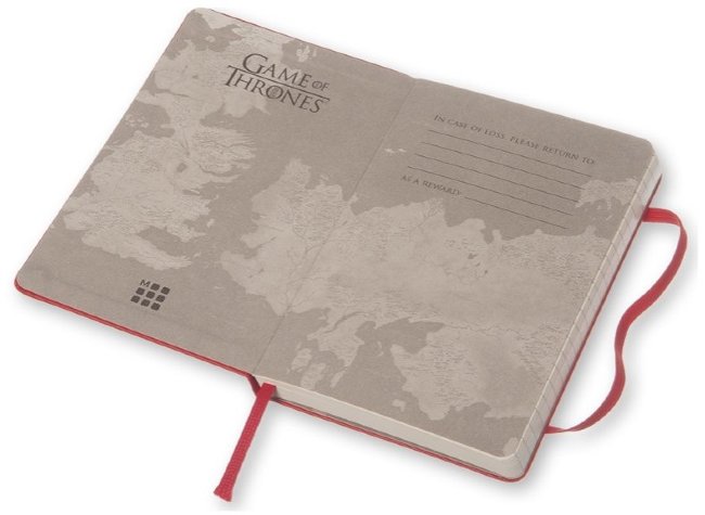 Блокнот Moleskine GAME OF THRONES POCKET Limited Edition, линейка