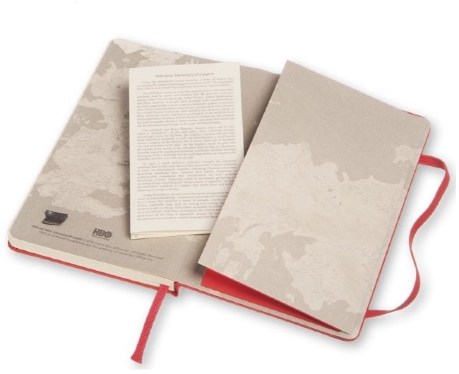 Блокнот Moleskine GAME OF THRONES POCKET Limited Edition, линейка