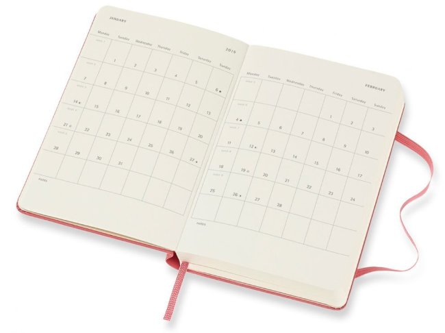 Ежедневник Moleskine CLASSIC Pocket, розовый