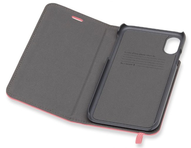 Чехол-книжка Moleskine для Apple iPhone X IPHXXX, розовый Чехол-книжка Moleskine для Apple iPhone X IPHXXX, розовый