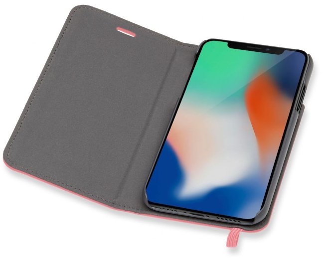 Чехол-книжка Moleskine для Apple iPhone X IPHXXX, розовый Чехол-книжка Moleskine для Apple iPhone X IPHXXX, розовый