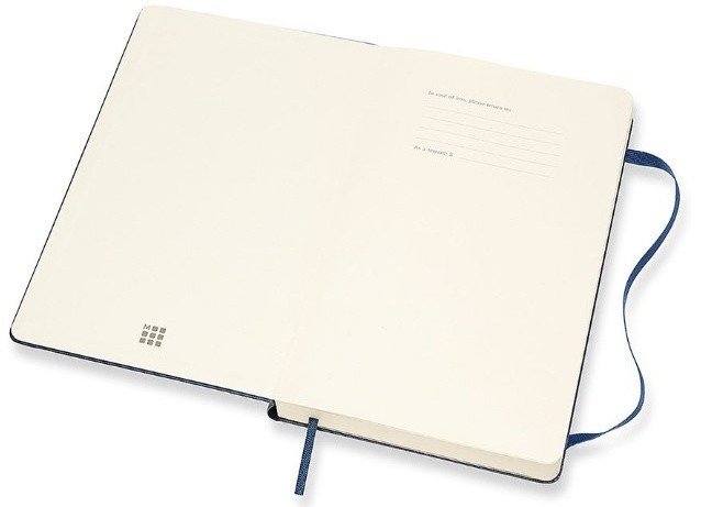 Ежедневник Moleskine CLASSIC Large 130х210мм 400стр. синий сапфир