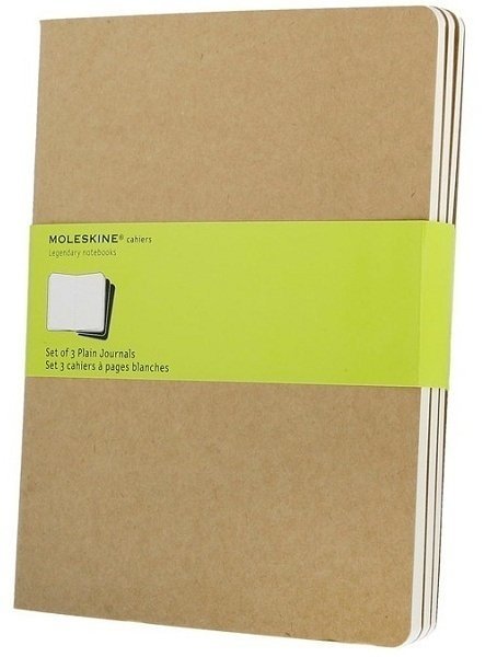 Блокнот Moleskine CAHIER JOURNAL XLarge, нелинованный, бежевый (3шт) Блокнот Moleskine CAHIER JOURNAL XLarge, нелинованный, бежевый (3шт)