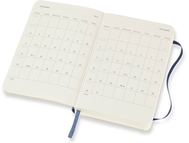 Ежедневник Moleskine CLASSIC Pocket, синий сапфир