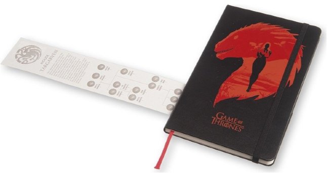 Блокнот Moleskine GAME OF THRONES LARGE Limited Edition, нелинованный Блокнот Moleskine GAME OF THRONES LARGE Limited Edition, нелинованный