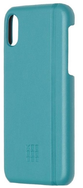 Чехол (клип-кейс) Moleskine для Apple iPhone X IPHXXX, бирюзовый Чехол (клип-кейс) Moleskine для Apple iPhone X IPHXXX, бирюзовый