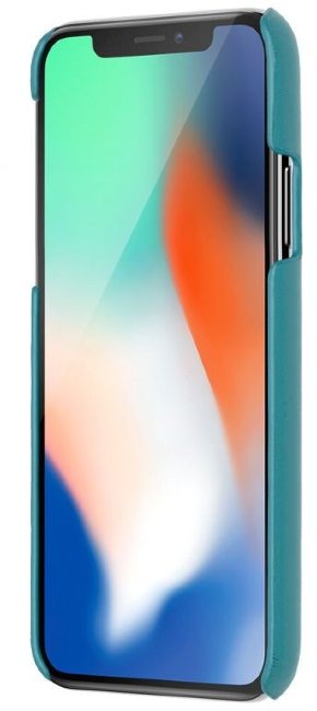 Чехол (клип-кейс) Moleskine для Apple iPhone X IPHXXX, бирюзовый Чехол (клип-кейс) Moleskine для Apple iPhone X IPHXXX, бирюзовый