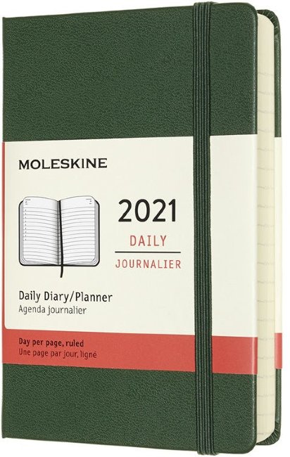 Ежедневник Moleskine CLASSIC Pocket 90x140мм 400стр. зеленый Ежедневник Moleskine CLASSIC Pocket 90x140мм 400стр. зеленый