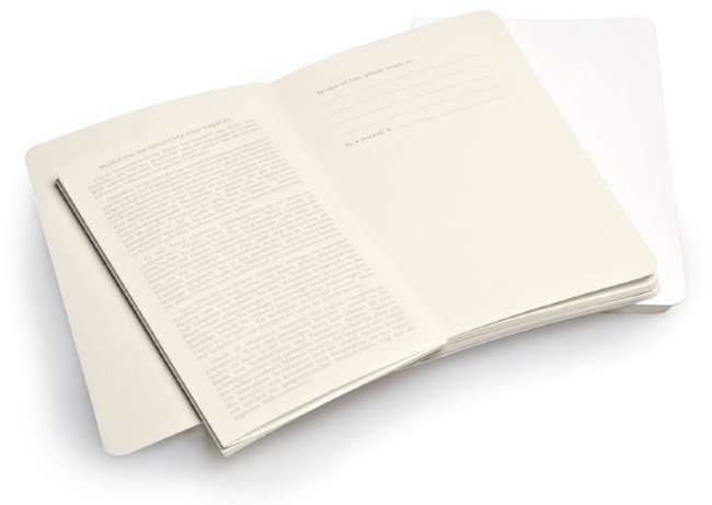 Блокнот Moleskine VOLANT POCKET, линейка, белый (2шт) Блокнот Moleskine VOLANT POCKET, линейка, белый (2шт)