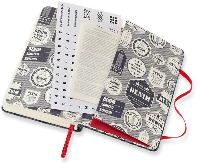 Ежедневник Moleskine Limited Edition DENIM Pocket, черный Ежедневник Moleskine Limited Edition DENIM Pocket, черный