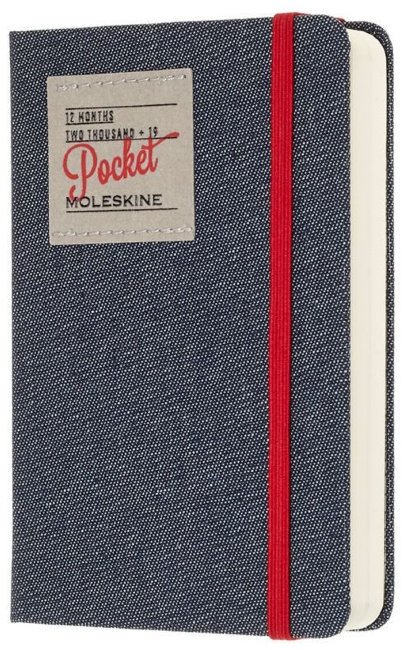 Ежедневник Moleskine Limited Edition DENIM Pocket, черный Ежедневник Moleskine Limited Edition DENIM Pocket, черный