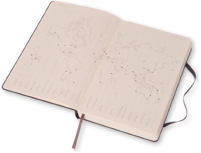 Ежедневник Moleskine CLASSIC DAILY LARGE, A5, черный